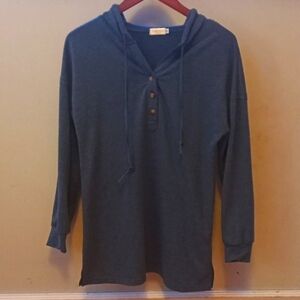 Luckymore Long Sleeve Top with Hood - Women's Size Small